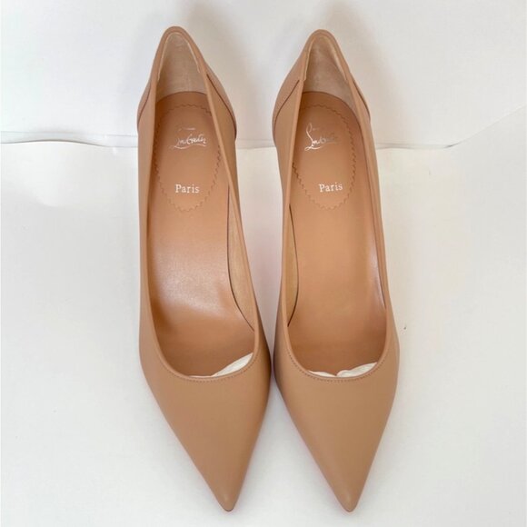 Christian Louboutin Sporty Kate Pointed Toe 85mm Pumps Red Sole Size 40.5 - Picture 2 of 13